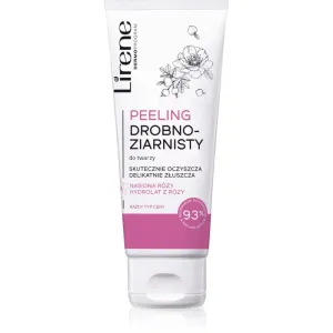 Lirene Cleansing Care Rose Face Peeling Peeling für alle Hauttypen 75 ml