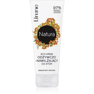 Lirene Natura Eco Organic Sea Buckthorn Foot Cream Fusscreme für trockene Haut 75 ml