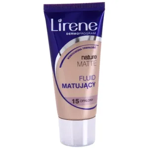 Lirene Nature Matte mattierendes Make up-Fluid für einen langanhaltenden Effekt Farbton 15 Tanned 30 ml