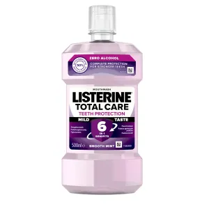 Listerine Alkoholfreie Komplettpflege-Mundspülung Total Care Teeth Protection Mild Taste 500 ml