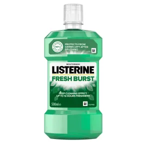 Listerine Mundspülung gegen Zahnbelag Fresh Burst 500 ml