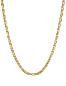 Liu Jo Doppelte vergoldete Halskette mit Herzen Chains LJ1820