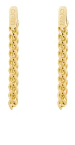 Liu Jo Moderne vergoldete Ohrringe Chains LJ1810