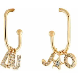 Liu Jo Moderne vergoldete Ohrringe mit Anhängern Icona LJ1703
