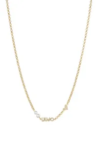 Liu Jo romantische vergoldete Halskette mit Perlen LJ1692
