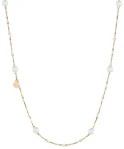 Liu Jo rosa vergoldete Halskette mit Perlen LJ1506