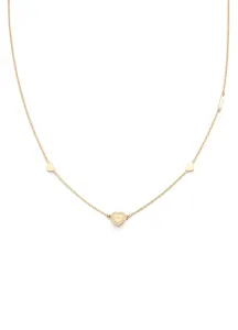 Liu Jo Schöne vergoldete Halskette mit Herzen Essential LJ2173