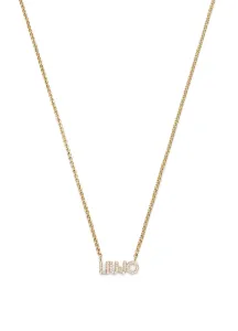 Liu Jo Stilvolle vergoldete Halskette Essential LJ2150