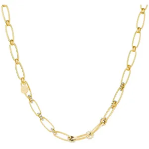 Liu Jo Unverwechselbare vergoldete Halskette für Damen LJ1838