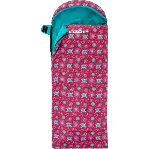 Loap FIEMME FLOWERS Kinder Schlafsack, rosa, größe 160 cm - linker Reißverschluss