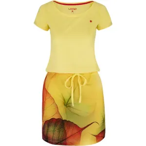 Loap ALYSA Kleid, gelb, größe XS
