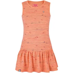 Loap BARISA Mädchenkleid, orange, größe 122-128