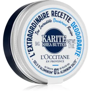L’Occitane Karité Shea Butter Cream Deo-Stick mit Bambus Butter 50 g