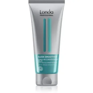 Londa Professional Sleek Smoother Leave-In Conditioning Balm Conditioner ohne Ausspülen für trockenes und beschädigtes Haar 200 ml