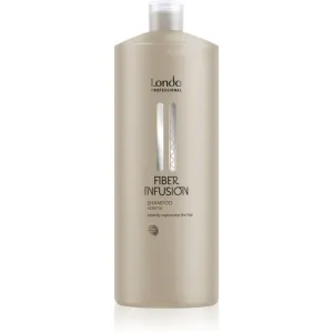 Londa Professional Regenerierendes Shampoo mit Keratin für strapaziertes Haar Fiber Infusion (Shampoo) 1000 ml