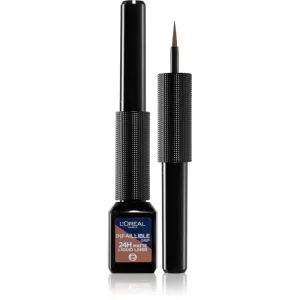L’Oréal Paris Infaillible Grip 24h Flüssige Eyeliner Farbton 03 Marron Signature 3 ml