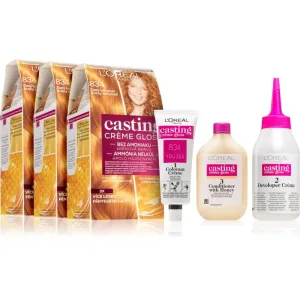 L’Oréal Paris Casting Crème Gloss Haarfarbe 834 Golden Caramel(vorteilhafte Packung)