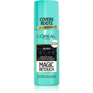 L’Oréal Paris Magic Retouch Spray zum sofortigen Kaschieren der Farbunterschiede durch nachwachsende Haare Farbton Black 75 ml