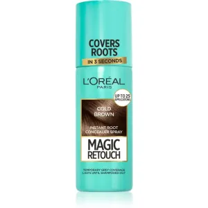 L’Oréal Paris Magic Retouch Spray zum sofortigen Kaschieren der Farbunterschiede durch nachwachsende Haare Farbton Cold Brown 75 ml