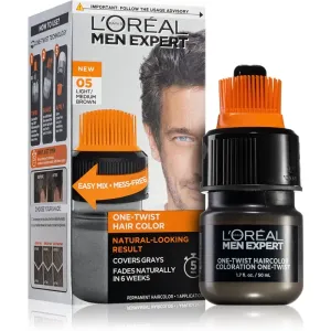 L’Oréal Paris Men Expert One Twist Haarfarbe mit einem Applikator für Herren 05 Light Medium Brown 1 St