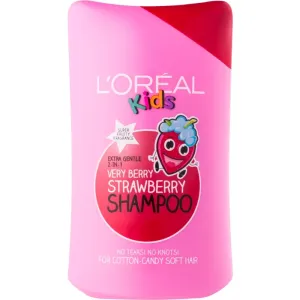 L’Oréal Paris Kids Shampoo und Conditioner 2 in 1 für Kinder Very Berry Strawberry 250 ml