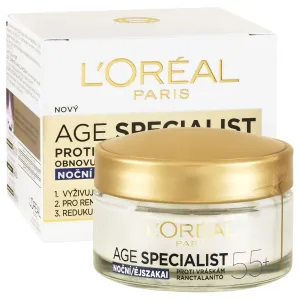 L’Oréal Paris Age Specialist 55+ revitalisierende Nachtcreme gegen Falten 55+ 50 ml