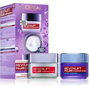L’Oréal Paris Revitalift Filler Anti-Falten-Cremes für den Tag und für die Nacht (mit Hyaluronsäure)