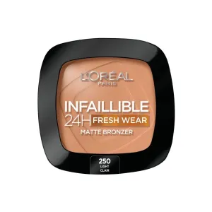 L’Oréal Paris Infaillible Fresh Wear 24h Bronzer mit Matt-Effekt Farbton 250 Light 9 g