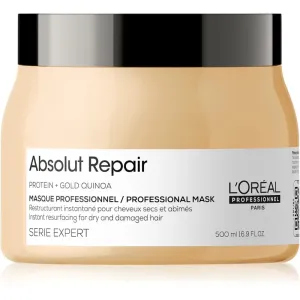 L´Oréal Professionnel Série Expert Absolut Repair Gold Quinoa + Protein Masque pflegende Haarmaske für stark geschädigtes Haar 500 ml