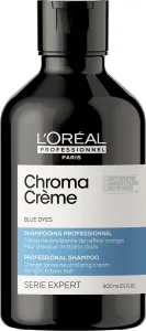 L´Oréal Professionnel Professionelles blaues Shampoo zur Neutralisierung von Orangetönen Serie Expert Chroma Crème (Blue Dyes Shampoo) 300 ml