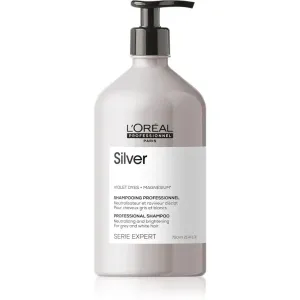 L´Oréal Professionnel Silbershampoo für graues und weißes Haar Magnesium Silver (Neutralising Shampoo For Grey And White Hair) 750 ml