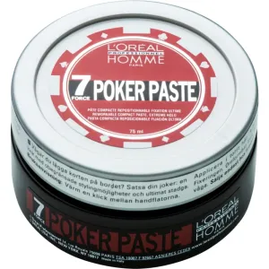 L’Oréal Professionnel Homme 7 Poker Modellierende Haarpaste extra starke Fixierung 75 ml