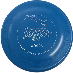 Løype SONIC XTRA 215 DISTANCE Frisbee für Hund, blau, größe os