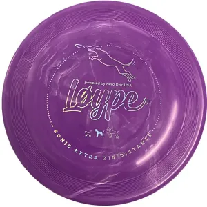 Løype SONIC XTRA 215 DISTANCE Frisbee für Hund, violett, größe os