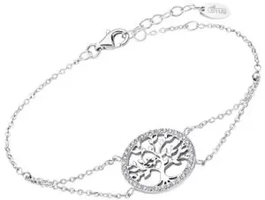 Lotus Silver Sanftes Silberarmband Baum des Lebens mit klaren Zirkonen LP1746-2 / 1