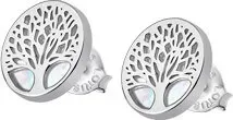 Lotus Silver Schöne silberne Ohrringe für Frauen Tree of Life LP1678-4 / 1