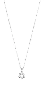 Lotus Silver Zeitlose Silberkette mit Zirkonen LP3188-1/1 (Halskette, Anhänger)