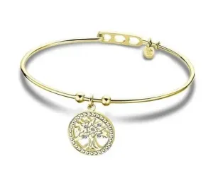 Lotus Style Festes vergoldetes Armband mit Anhänger Glocke Baum des Lebens LS2120-2/3