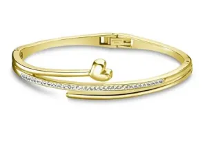 Lotus Style Romantisches vergoldetes Armband mit Zirkonen LS2123-2/1