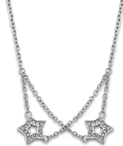 Lotus Style Stern-Halskette mit Kristallen LS1885-1/1