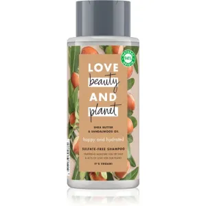 Love Beauty & Planet Happy and Hydrated Shampoo für trockenes Haar 400 ml