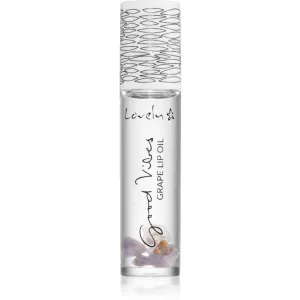 Lovely Good Vibes Roll-on mit Kristallen für Lippen Grape Oil 6 ml