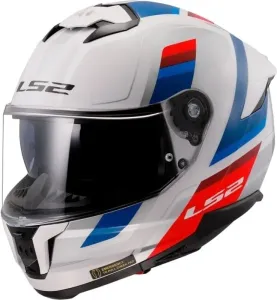 LS2 FF808 Stream II Vintage White/Blue/Red S Helm
