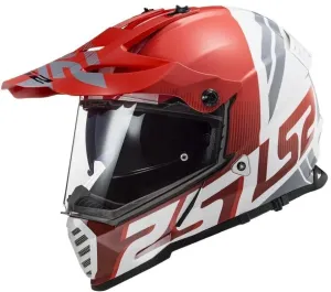 LS2 MX436 Pioneer Evo Evolve Red White S Helm #33411
