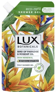 Lux Eco-Refill Bird of Paradise & Roseship Oil sanftes Duschgel Ersatzfüllung 500 ml