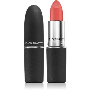 MAC Cosmetics Powder Kiss Lipstick Mattierender Lippenstift Farbton Sheer Outrage 3 g