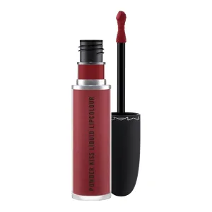 MAC Cosmetics Powder Kiss Liquid Lipcolour Matter Flüssig-Lippenstift Farbton Fashion Emergency 5 ml