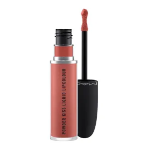 MAC Cosmetics Powder Kiss Liquid Lipcolour Matter Flüssig-Lippenstift Farbton Mull it Over 5 ml