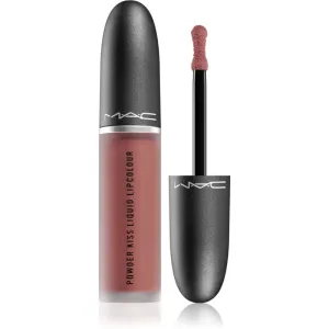 MAC Cosmetics Powder Kiss Liquid Lipcolour Matter Flüssig-Lippenstift Farbton Over the Taupe 5 ml