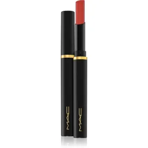 MAC Cosmetics Powder Kiss Velvet Blur Slim Stick matter feuchtigkeitsspendender Lippenstift Farbton Devoted To Chili 2 g